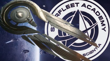 Starfleet Academy ship and Logo
