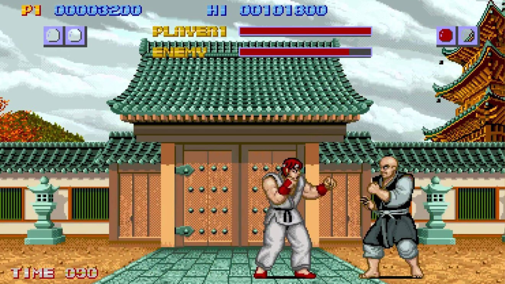A screenshot from Street Fighter.