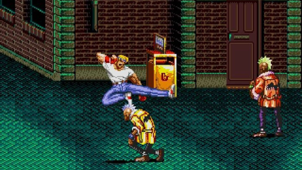 A screenshot from Streets of Rage 2.