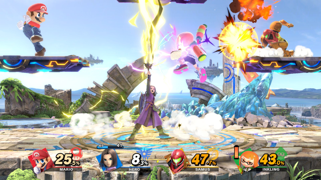 A screenshot from Super Smash Bros. Ultimate.