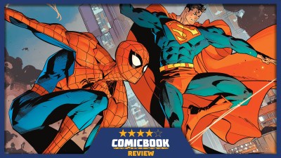 Superman Spider-Man Cover with 4 Star Rating