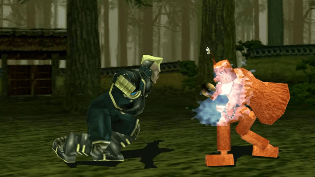 A screenshot from Tekken 3.