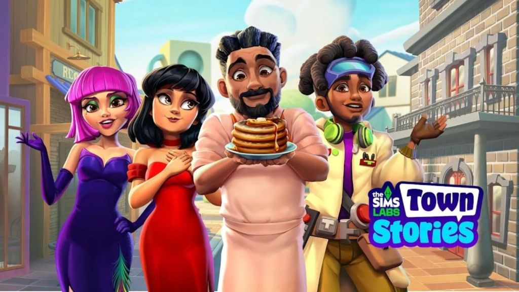 The Sims Town Stories Playtest Key Art
