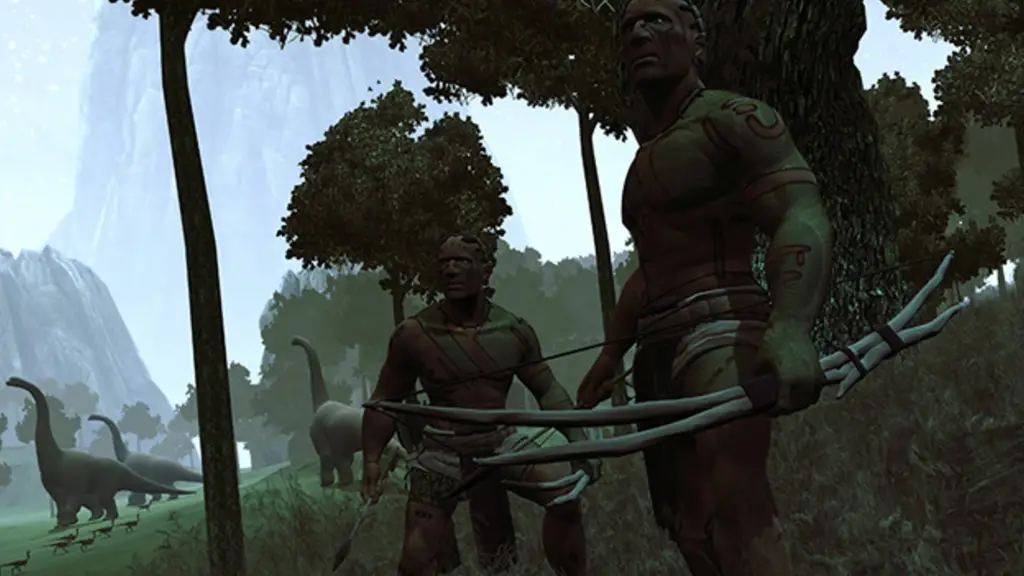 The Stomping Land characters in game world