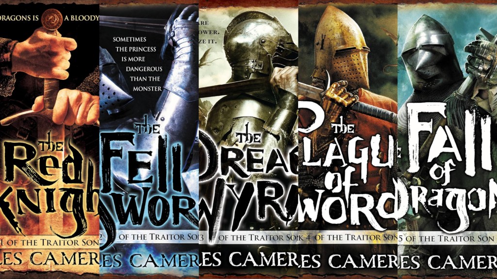 The covers of the Traitor Son Cycle