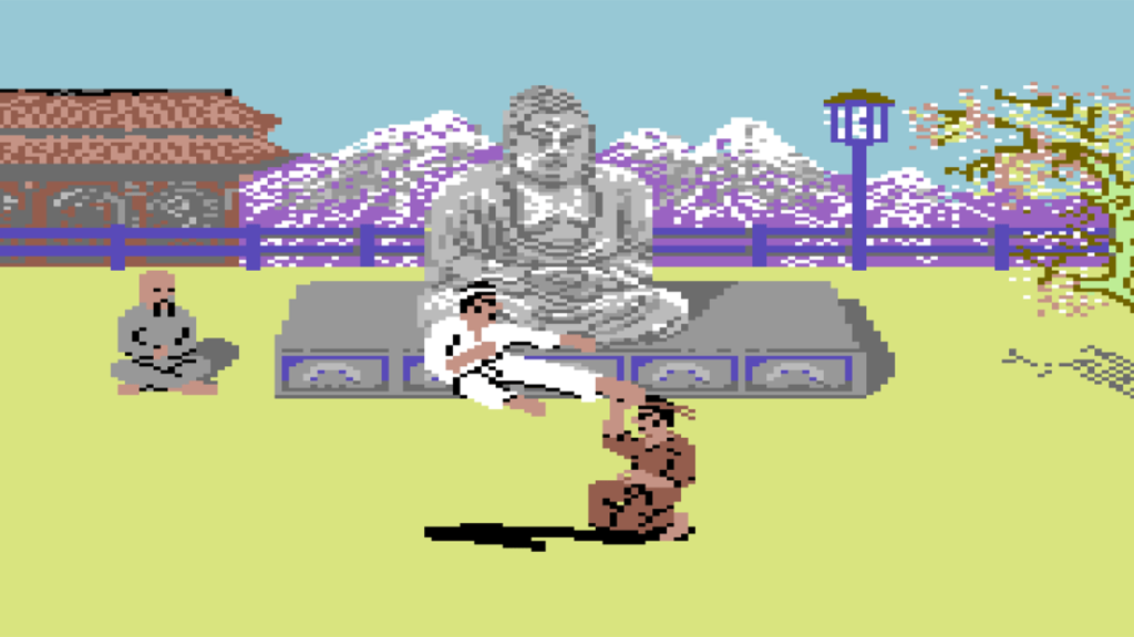 A screenshot from The Way of the Exploding Fist.