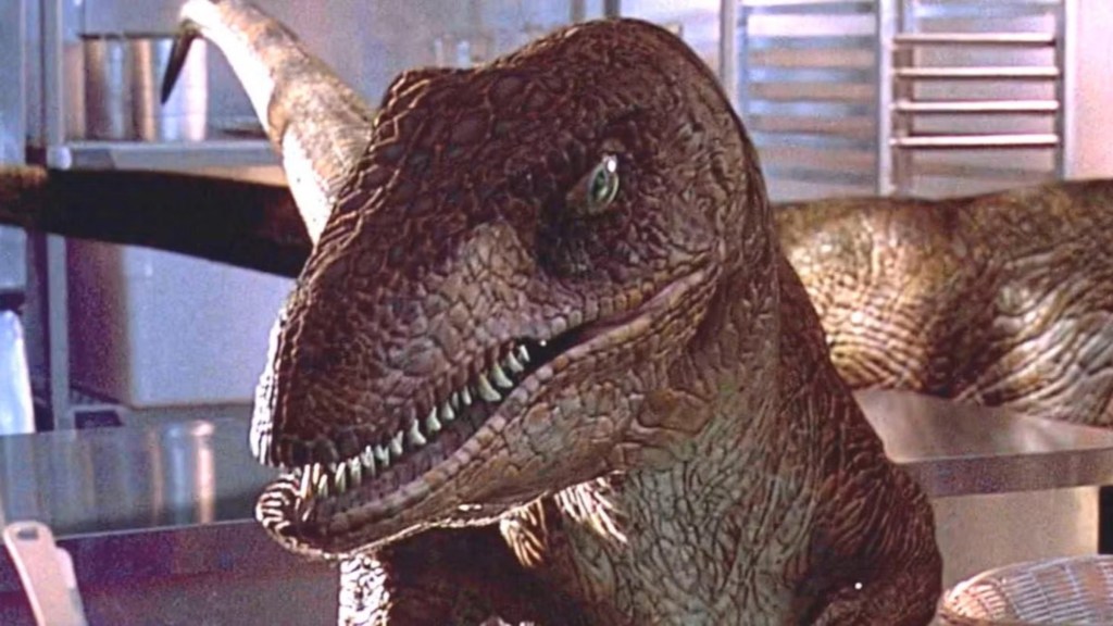 Velociraptor in Jurassic Park