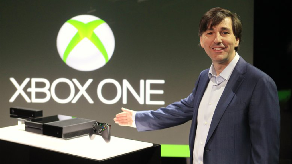 Don Mattrick unveiling the Xbox One in 2013.