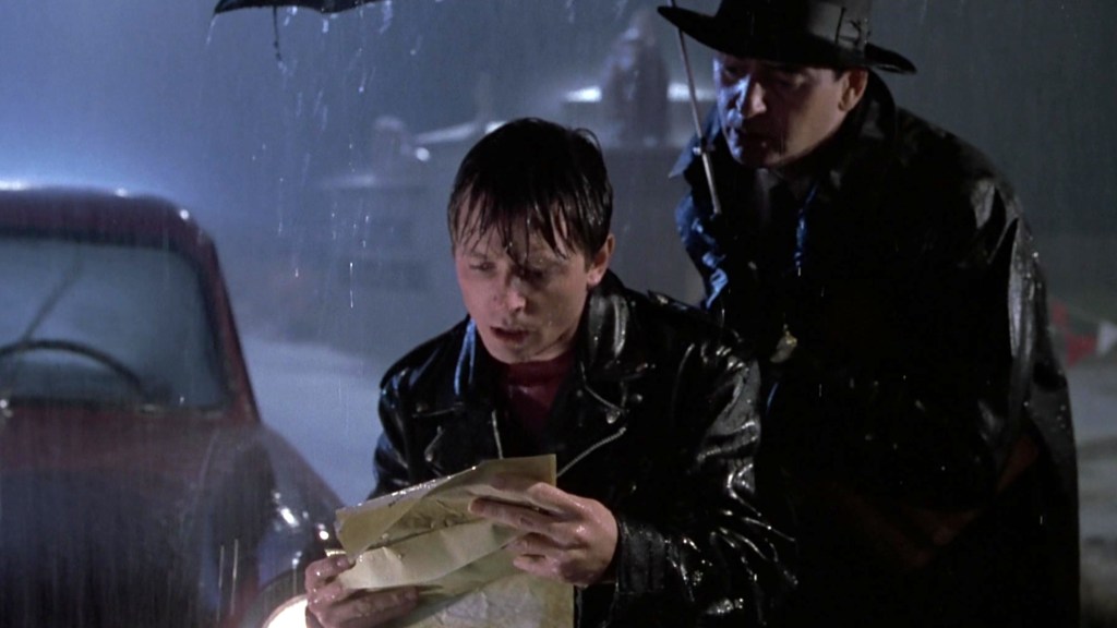 Marty McFly reading Doc Brown's letter in Back to the Future Part II