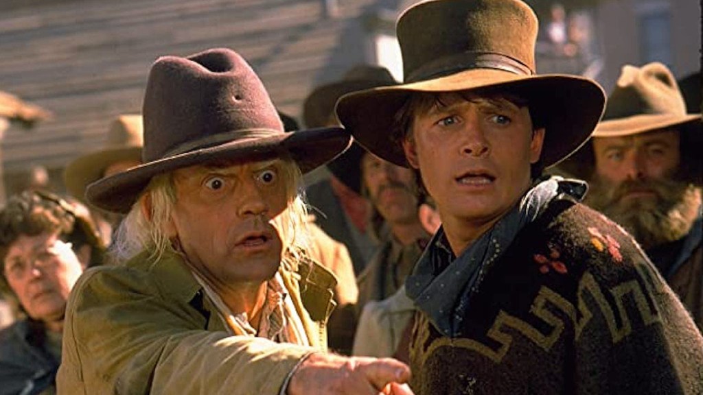 Doc and Marty in Back to the Future Part III