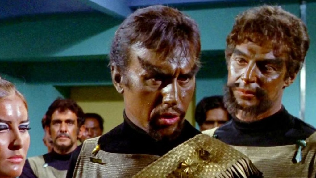 The original Klingon design in Star Trek: The Original Series