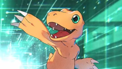 Agumon in Digital World Digimon