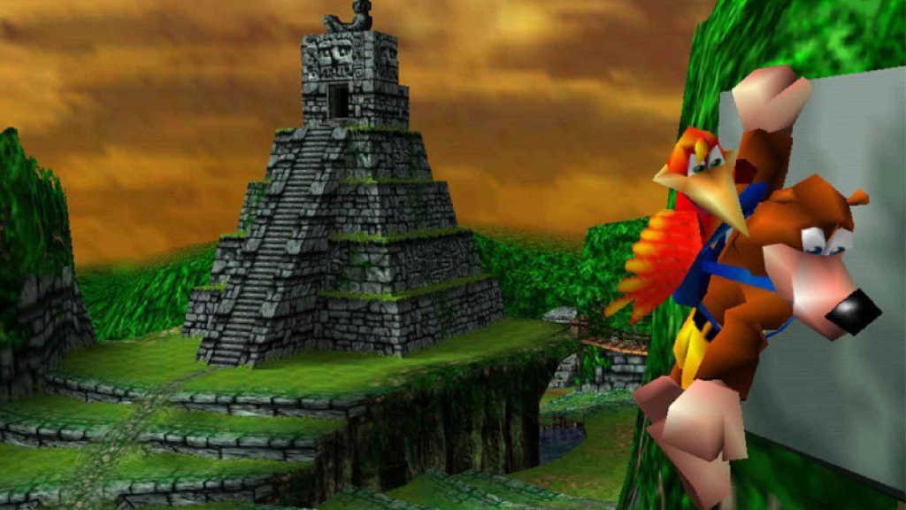 A screenshot from Banjo-Tooie.