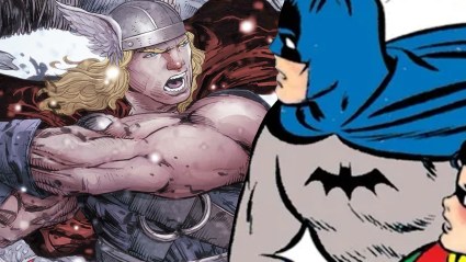 Batman and Thor Featured