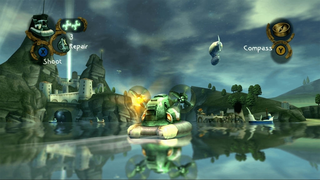 A screenshot from Beyond Good & Evil on the PlayStation 2.