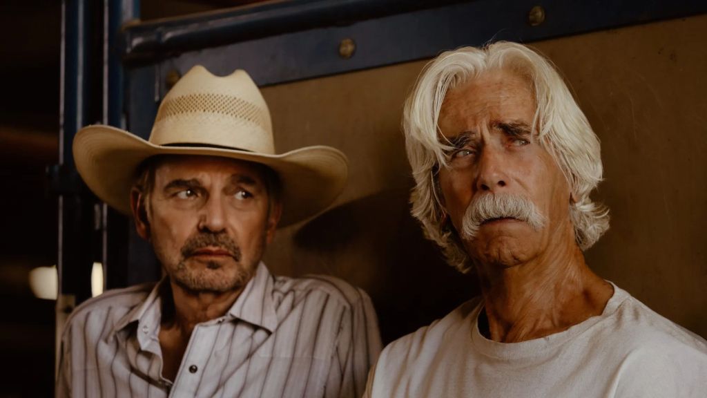 Billy Bob Thornton and Sam Elliott in Landman Season 2