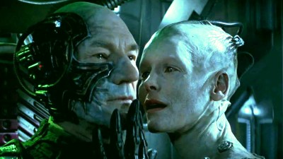 Borg Queen with Picard