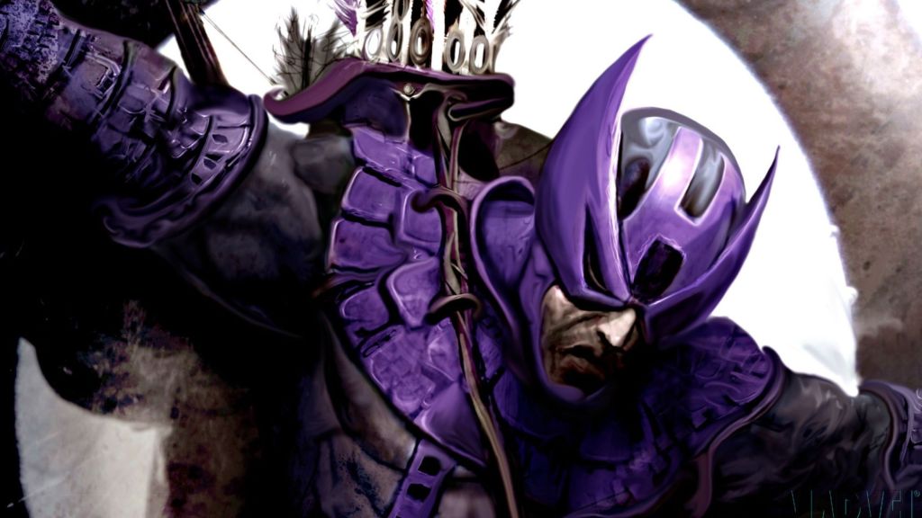 Bullseye as Hawkeye