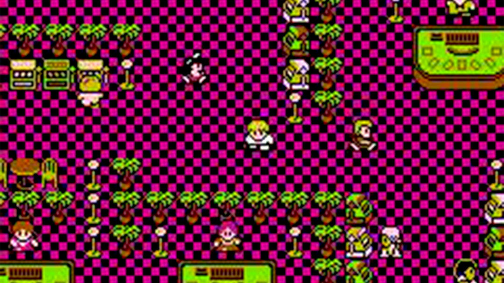 A screenshot from Casino Kid on the NES.