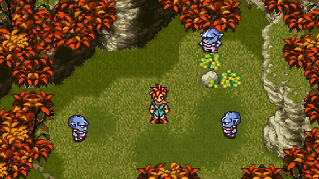 A screenshot from Chrono Trigger on the Super Nintendo.