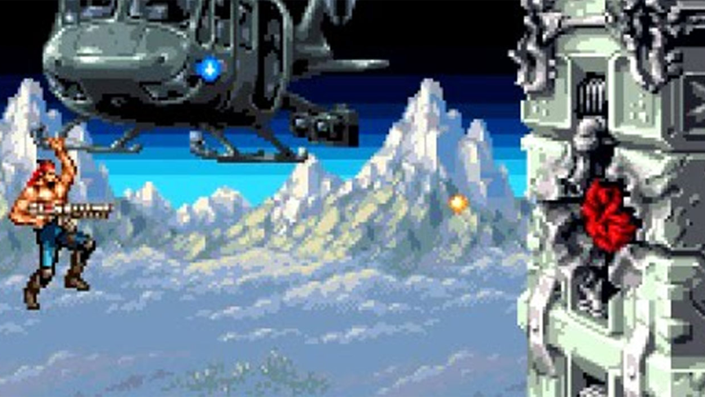 A screenshot from Contra 4.