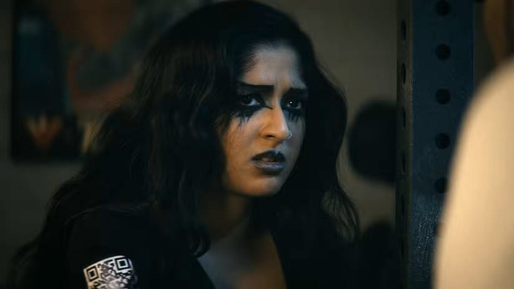Countess Crow looking annoyed in The Boys