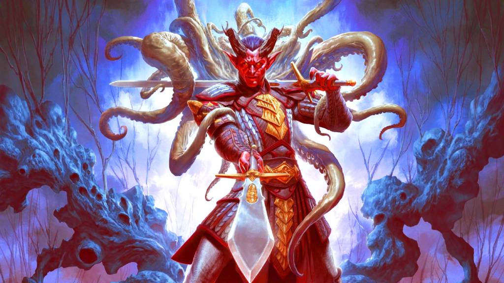 D&D Hexblade Warlock character