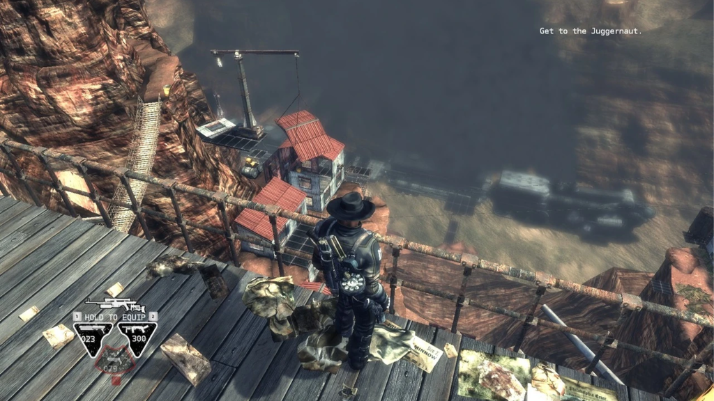 A screenshot from Damnation on the PlayStation 3.