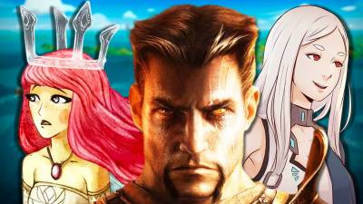 Yu from Haven next to Aurora from Child of Light and the protagonist of Dark Messiah