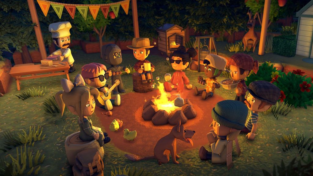 Dinkum Campfire Scene