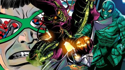 Doctor Octopus, Green Goblin, and Scorpion
