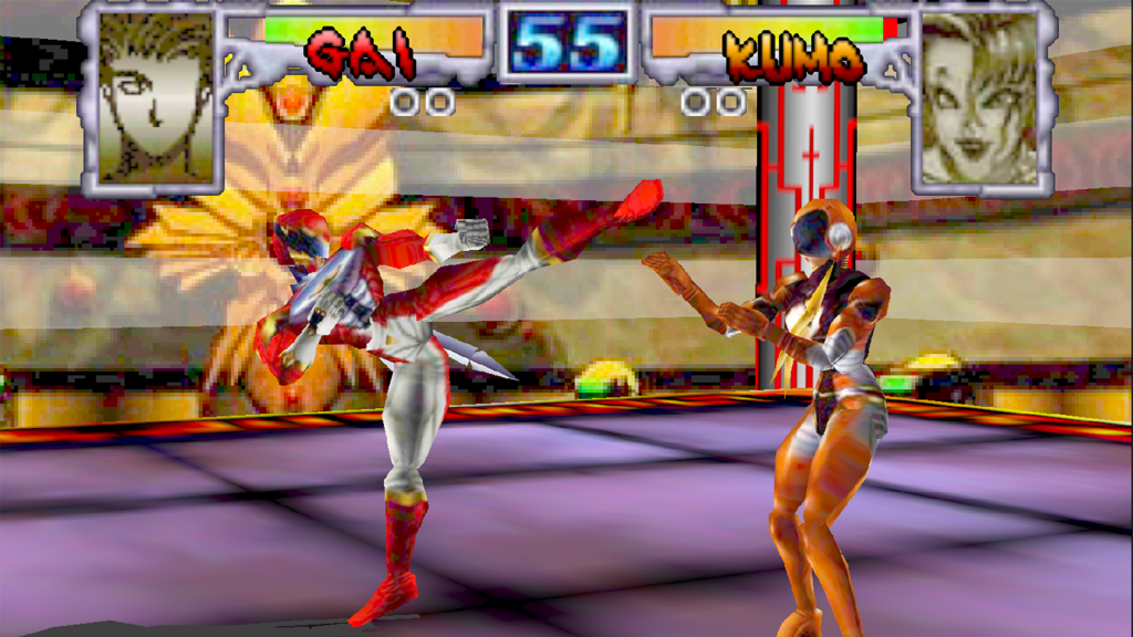 A screenshot from Dual Heroes on the Nintendo 64.