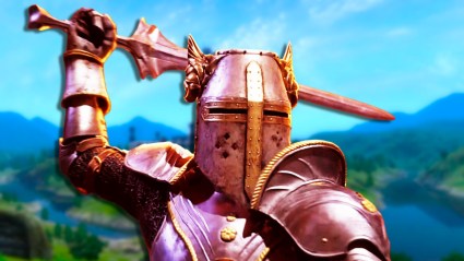 A knight from The Elder Scrolls Oblivion