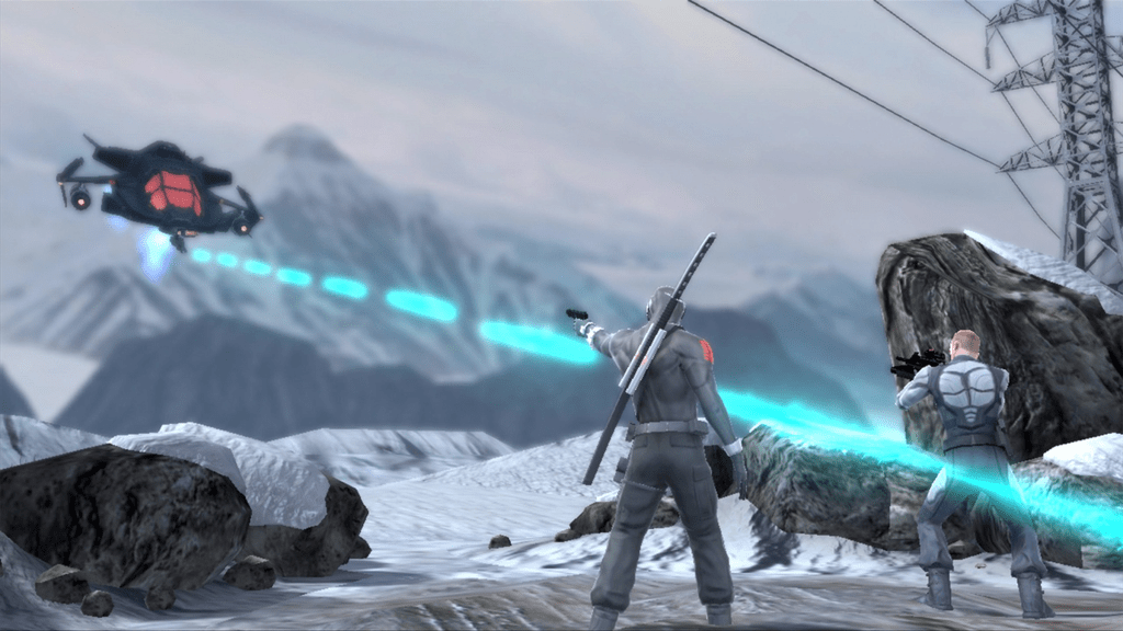 A screenshot from G.I Joe: Rise of Cobra on the PlayStation 3.