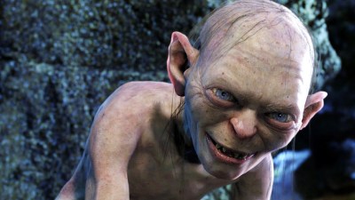 Gollum Smiling in The Lord of the Rings
