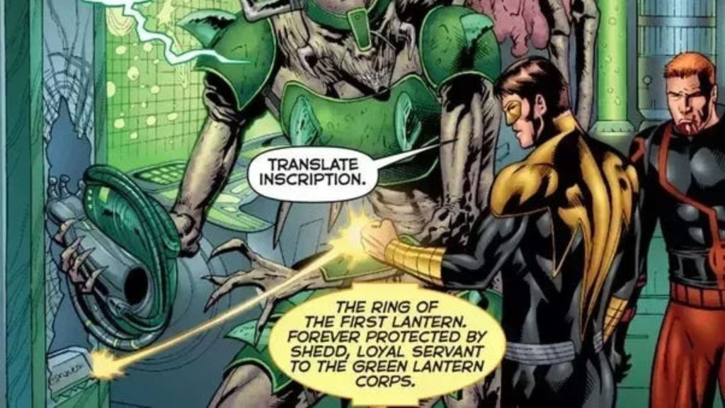 Green Lantern's ring translator