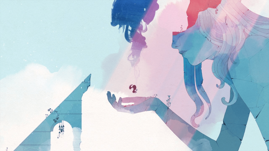 A screenshot from Gris.