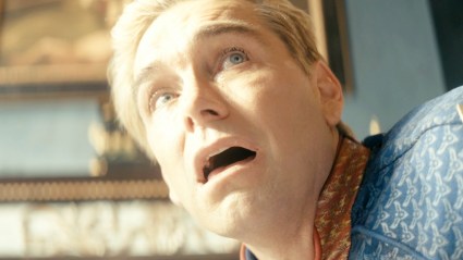Homelander looking shocked in The Boys