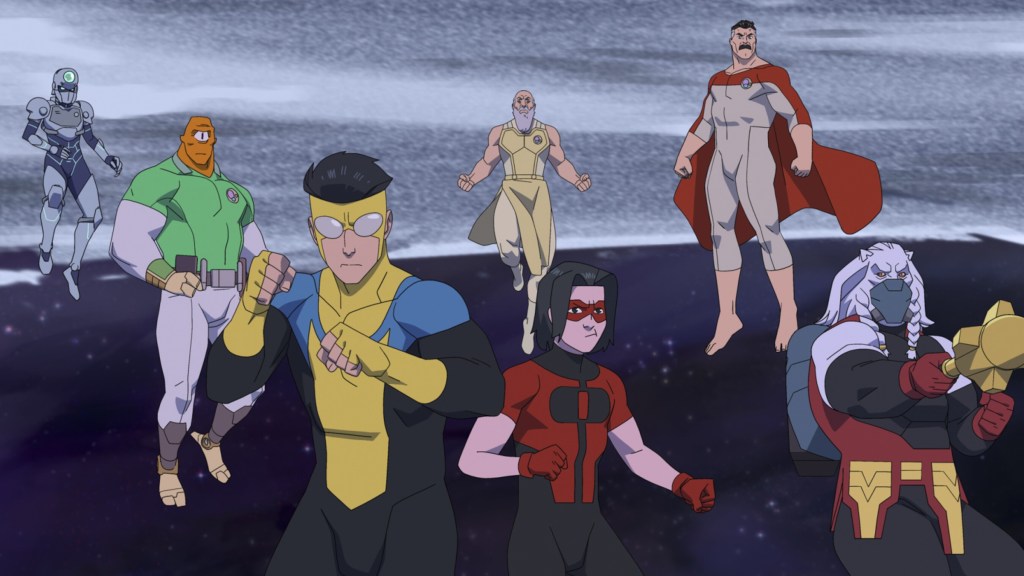 Mark Grayson and his allies about to fight in Invincible Season 4, Episode 7