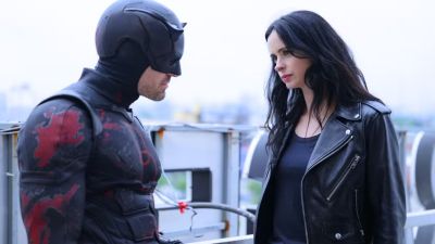 Jessica Jones talking to Daredevil in Born Again