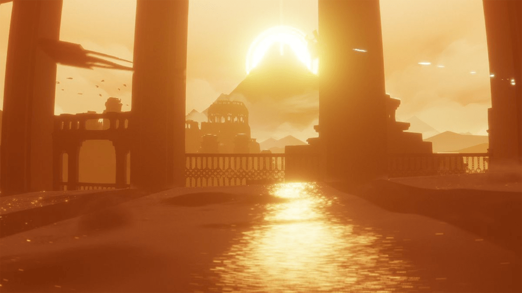 A screenshot from Journey.