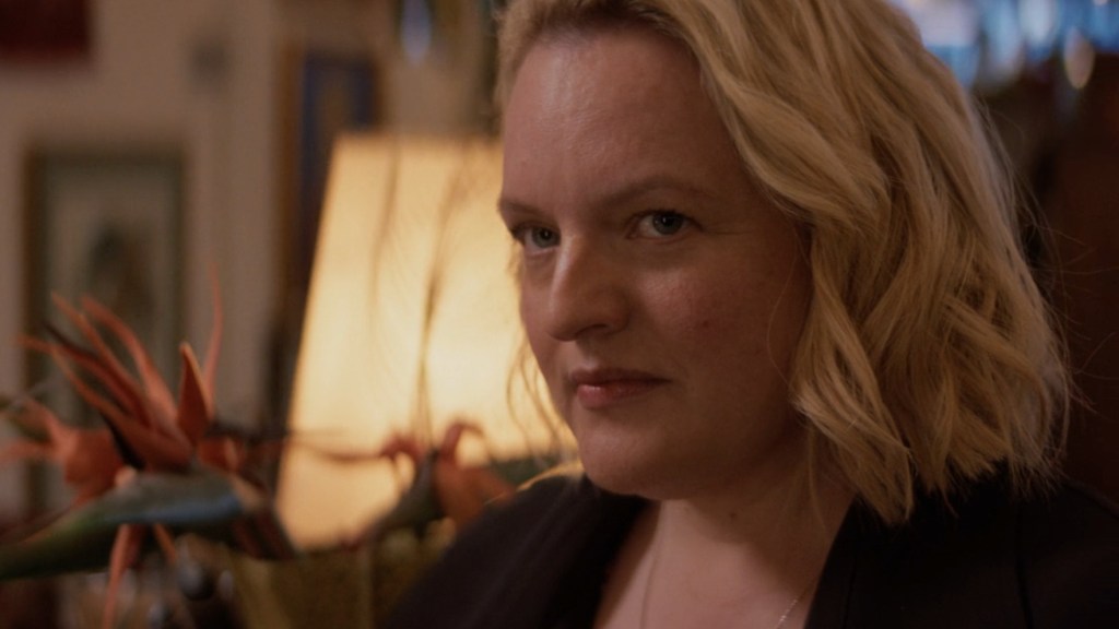 June Osborne (Elisabeth Moss) in The Testaments