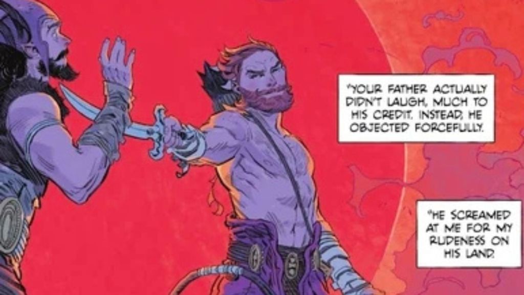 Krem kills Ruthye's dad in DC Comics