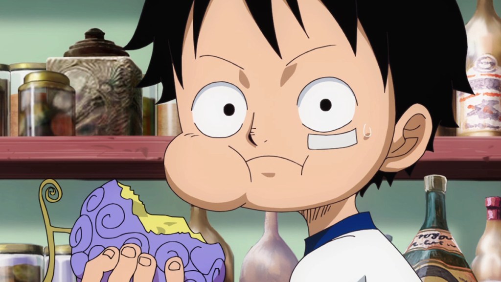 Luffy Eating His Devil Fruit
