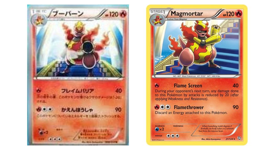 Magmortar Dragons Exalted Censored vs Original