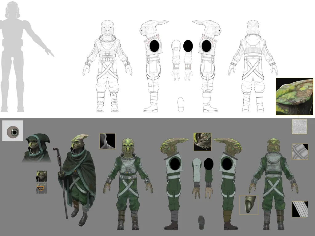 Maul Shadow Lord Eeko-Dio Daki concept art