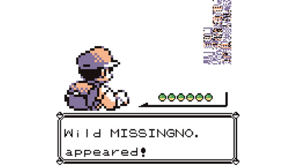 A screenshot from Pokémon Red on the Game Boy Color.