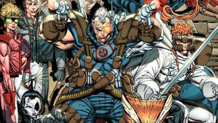 The assembled members of X-Force by Rob Liefeld
