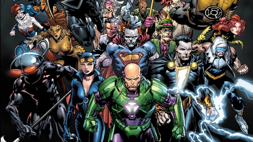 The villains of the DC Multiverse gathered together