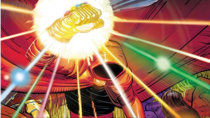 The Hood with the Infinity Gauntlet